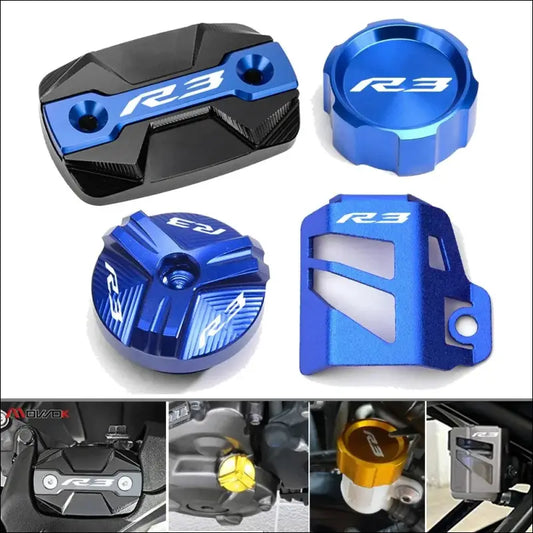 Yamaha YZF-R3 Bremsflüssigkeitsbehälter Abdeckung CNC Aluminium