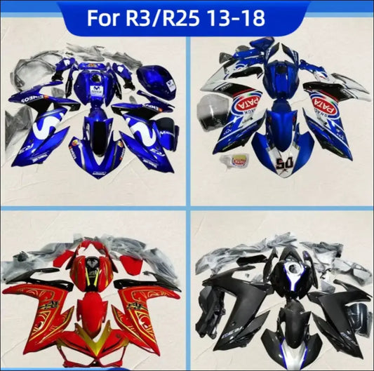 Yamaha YZF-R3 Komplettes Fairing Set Hochwertigen ABS Verkleidungskit